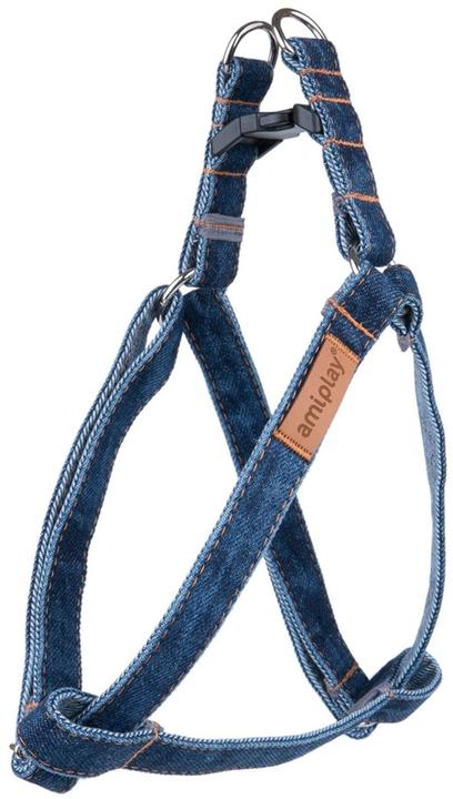 amiplay HARNESS ADJUS DENIM S 20/35X1CM NAVY BLU (23, 24, 25, 27, 28, 29, 30, 31, 32, 33, 34, 35, Hund)