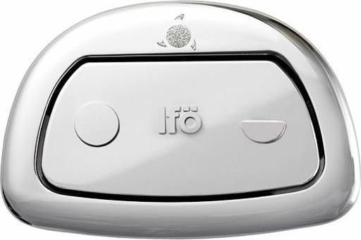 Actual product image Geberit High-gloss chrome-plated push-button set with dual flush for the toilet Ifø Sign