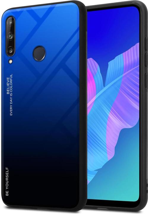 Produktbild Cadorabo TPU 2 Farben Glas Cover (Huawei P40 Lite E)