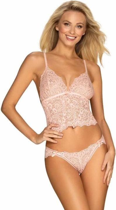Produktbild Obsessive Delicanta top & thong pink S/M (S/M)