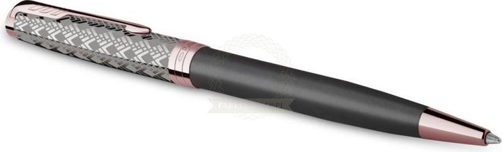 Produktbild Parker Kugelschreiber Sonnet Prem. Metal & Grey P.G.C. sw M (Metallisch, Roségold, Grau, 1 x)