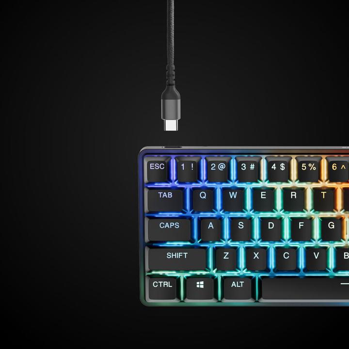 Actual product image SteelSeries Apex Pro Gen 3 Mini (schwarz, DE-Layout, OmniPoint 3.0) (DE, Cable)
