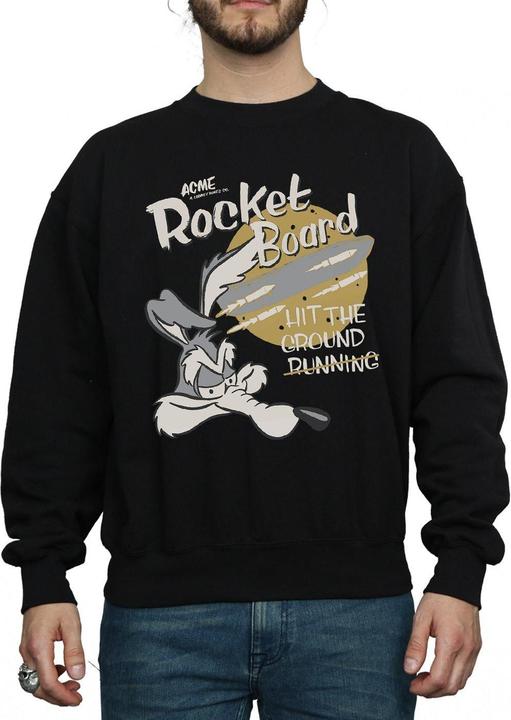 Produktbild Looney Tunes Wile E Coyote Rocket Board Sweatshirt (XL)