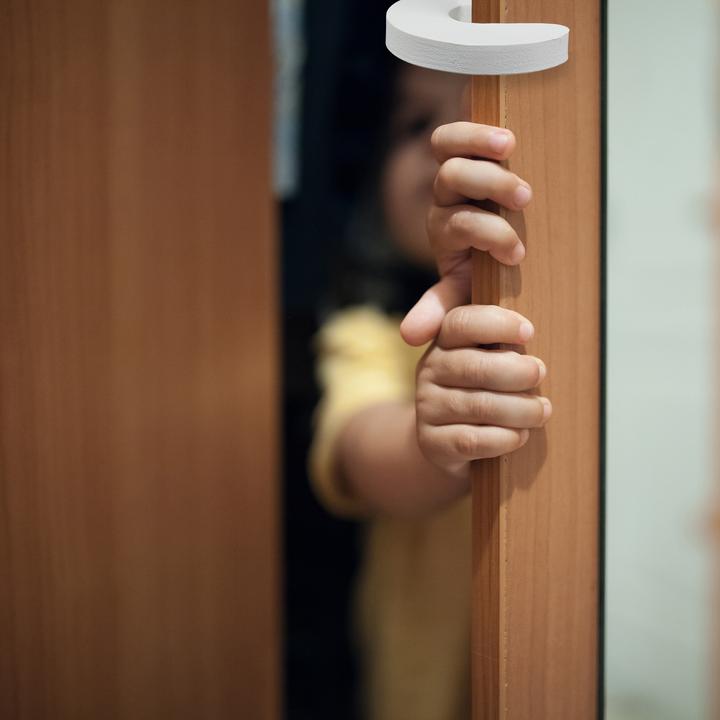 Actual product image Relaxdays Foam Door Stopper Set of 10 (10 Piece, 9 x 10.5 x 2 cm)