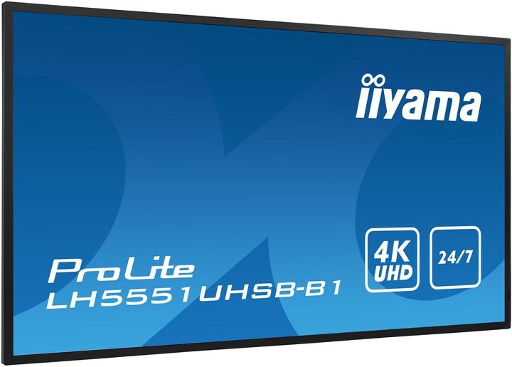 Produktbild iiyama LH5551UHSB-B1 55IN SLIM 4K UHD (3840 x 2160 Pixel, 54")