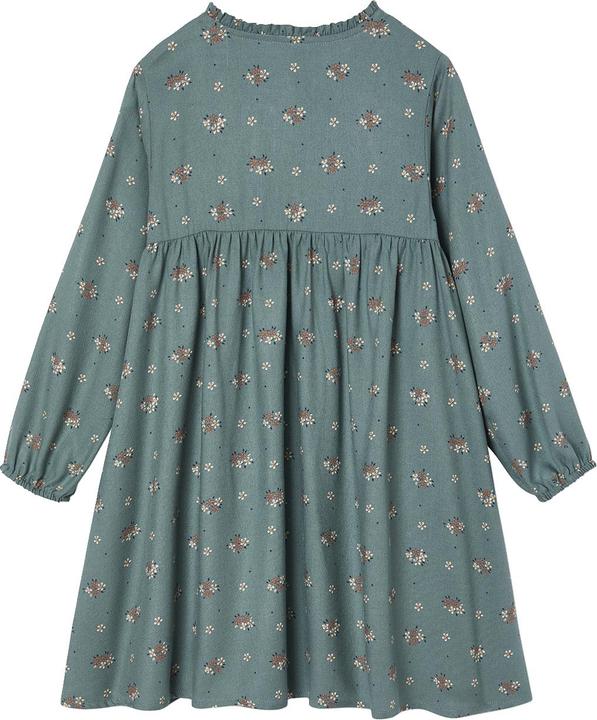 Vertbaudet Mädchen Kleid mit Knopfleiste vorn und Printmuster