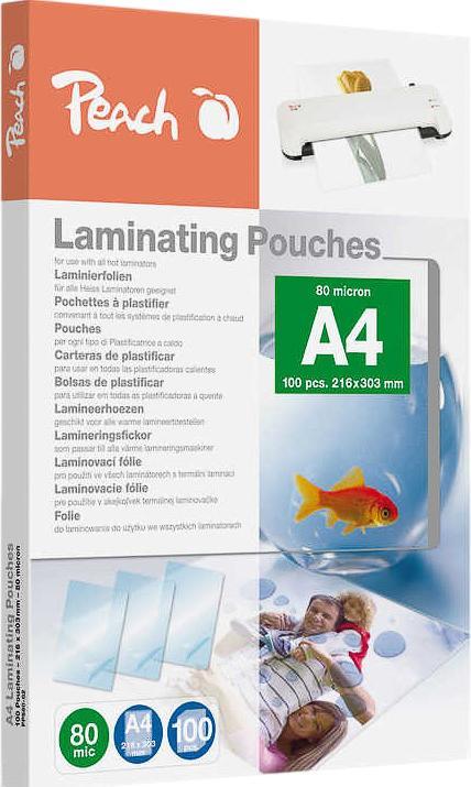 Actual product image Peach Pp580-02 (A4, 100 Piece, 80 µm)