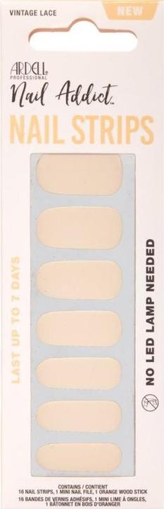 Ardell Nail Addict Nail Strips Vintage Lace 16 Stk (Nagellacktrockner)