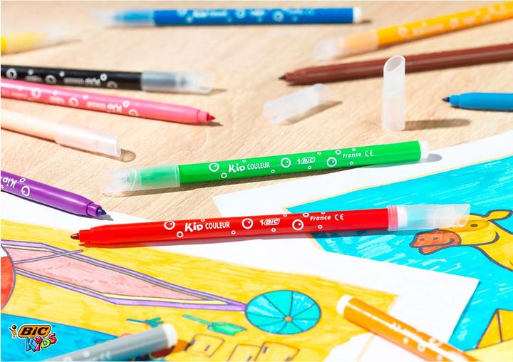 Image du produit Bic Kids Kid Couleur, 18 + 6ST gratuit (multicolore, 24 x)