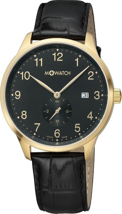 M Watch Mondaine Black & White (Analogue wristwatch, 42 mm)
