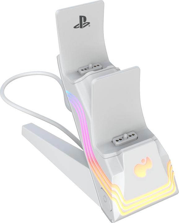 Image du produit PDP Station de recharge 2 contrôleurs Afterglow Wave blanc PS5 (PS5)
