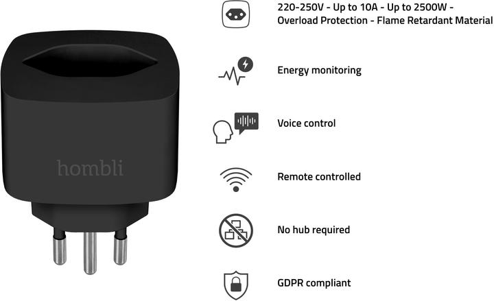 Immagine prodotto Hombli Smart Swiss Socket 2+1