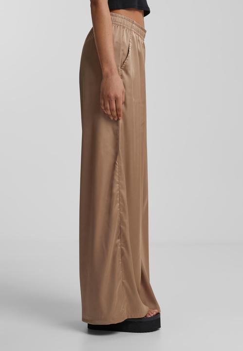 Actual product image Urban Classics Ladies Satin Wide Leg Pants (4XL)