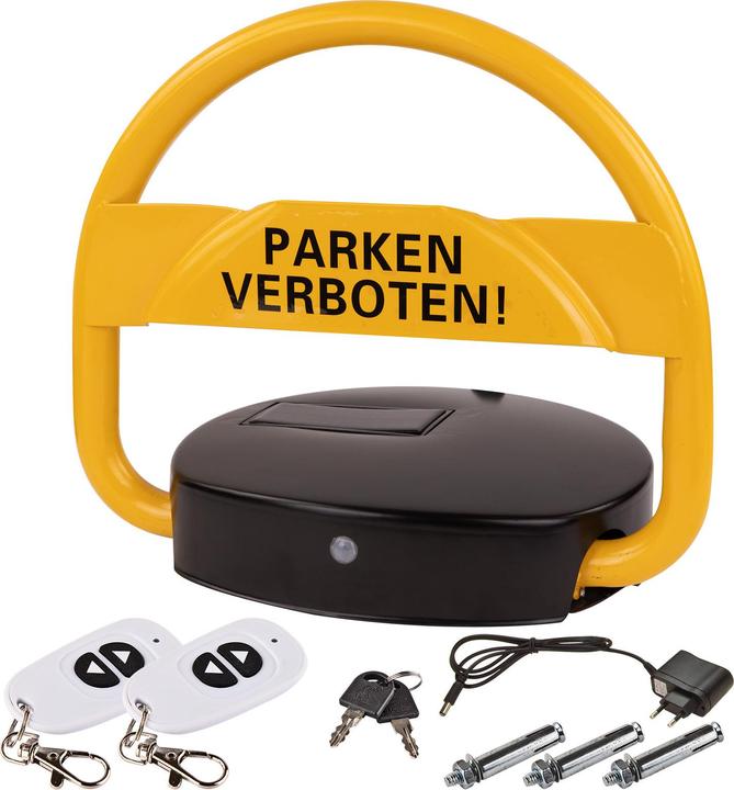 Image du produit Dema Arceau de parking Barrière de parking avec panneau solaire Télécommande