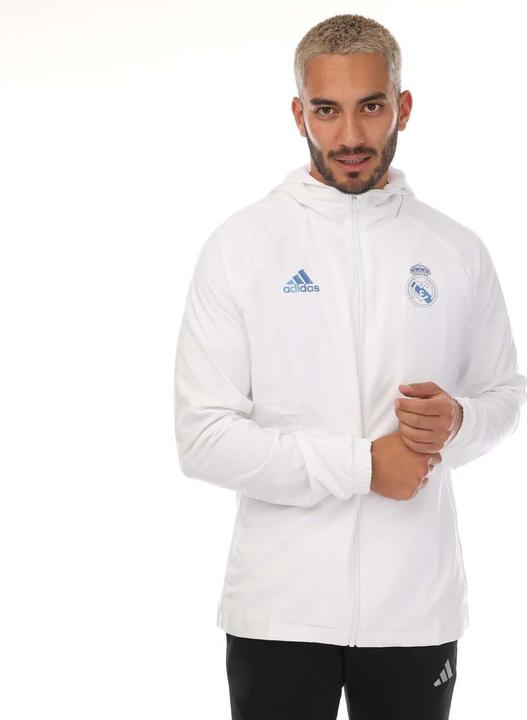 Actual product image adidas Mens Real Madrid CF Hooded Windbreaker (XS)
