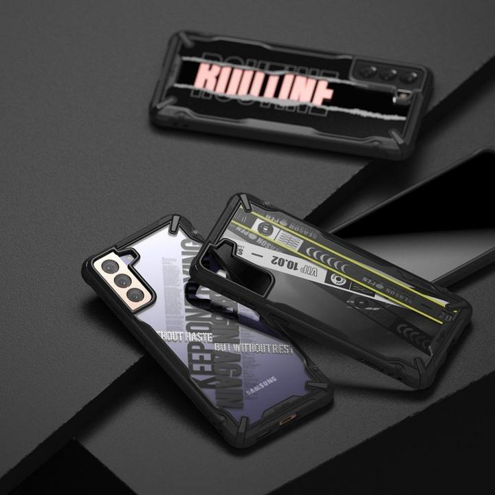 Immagine prodotto Ringke Fusion X Design Custodia in PC resistente con paraurti in TPU per Samsung Galaxy S21+ 5G (S21 Plus (Samsung Galaxy S21+)