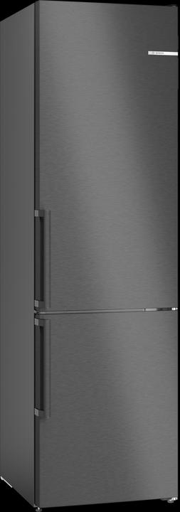 Produktbild Bosch Hausgeräte Serie 4, Freistehende Kühl-Gefrier-Kombination mit Gefrierbereich unten, 203 x 60 cm, Edelstahl schw (363 l)