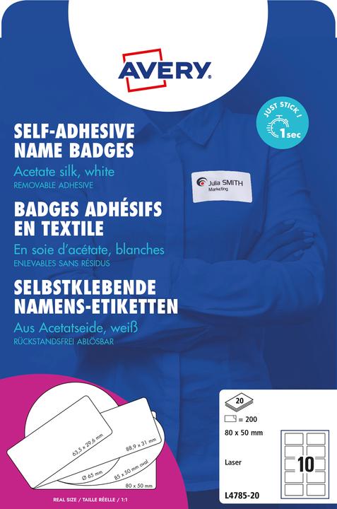 Image du produit Avery Étiquettes de noms
