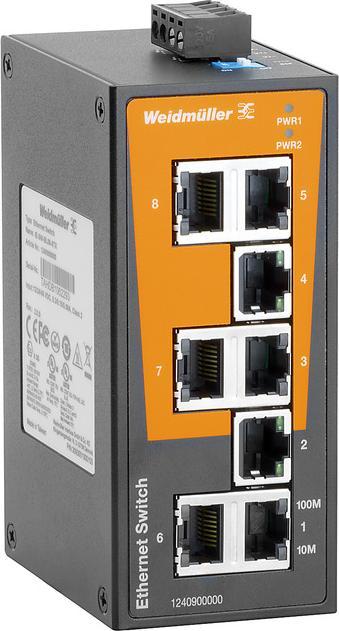 Produktbild Weidmüller IE-SW-BL08T-8TX Netzwerk (8 Ports)