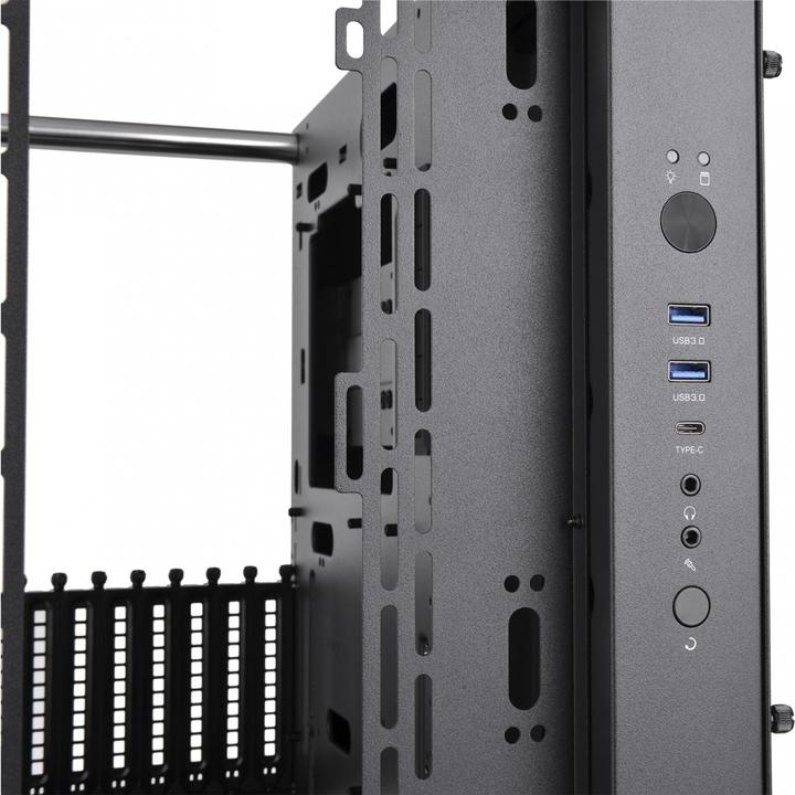 Actual product image Thermaltake Tt Core P3 TG Pro Black CA-1G4-00M1WN-09 (ATX, mATX, Mini-ATX)