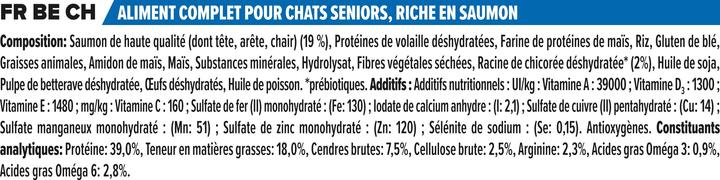 Nährwerte und Zutaten Pro Plan Senior 7+ mit Lachs (Senior, 1 Stk., 3000 g)