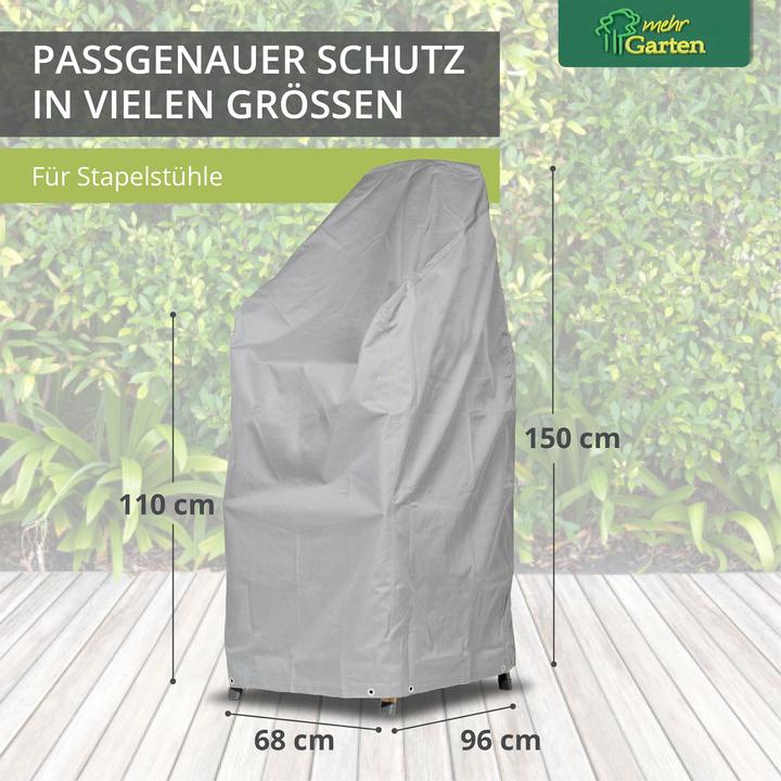 Actual product image Mehr Garten Protect protective cover stacking chair