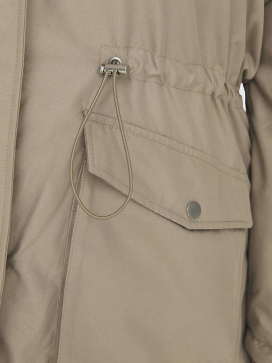 Produktbild Only Kapuze mit abnehmbarem Kunstfell-Rand Curve Parka Langer Parka (M)