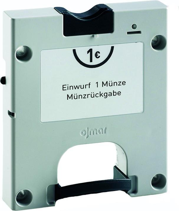 Actual product image Ojmar Coin deposit locks