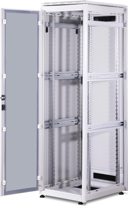 Actual product image Assmann DIGITUS 42U Unique network cabinet 600x800mm glass door gray (42 RU, 19 inch rack)