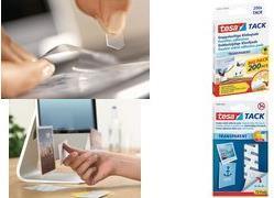 Produktbild tesa TACK doppelseitige Klebebads, transparente Klebestreifen (0.02 kg)