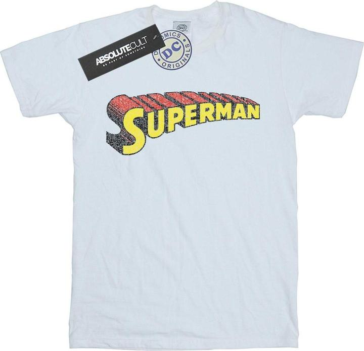 Superman Telescopic Crackle Logo TShirt (3XL)