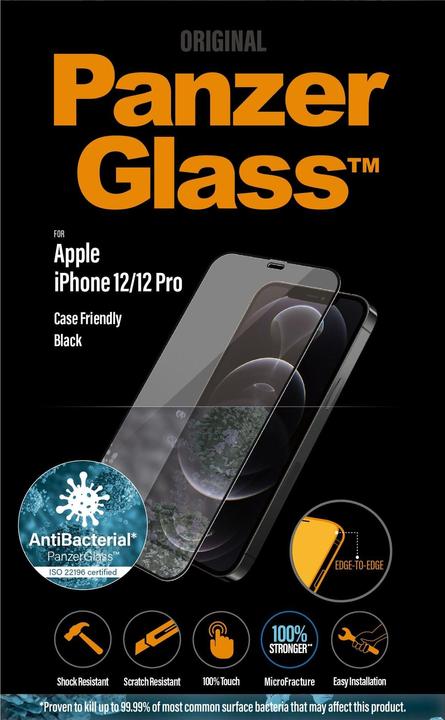 Actual product image PanzerGlass Edge-to-Edge (1 Piece, Realme 12 Pro+, Apple iPhone 12)