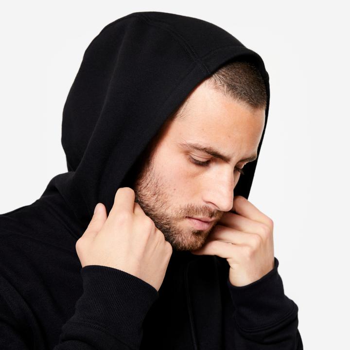 Produktbild Domyos Hoodie Herren warm Baumwollgewebe - schwarz (S)