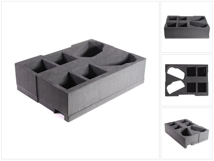 Actual product image Metabo Basic set insert for 4 batteries and 2 chargers CAS system ( 144231380 )