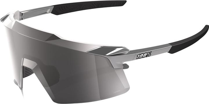 100% Aerocraft - Gloss Chrome - HiPER Silver Chrome Lens (Gloss black chrome, HiPER Silver Chrome)