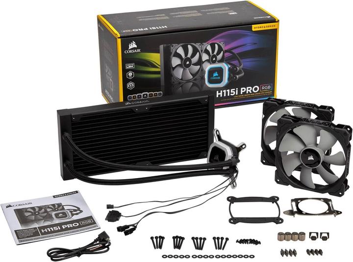 Actual product image Corsair H115i Pro