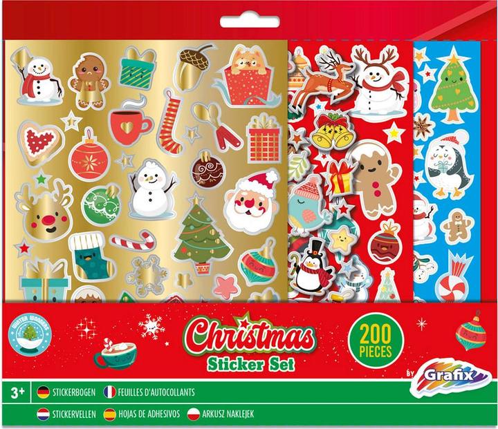 Produktbild Grafix Weihnachtsaufkleber-Set