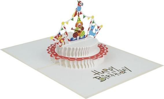 Immagine prodotto MU Classic 3D Pop-Up Geburtstags Glückwunschkarte - Zirkus (1 pz.)