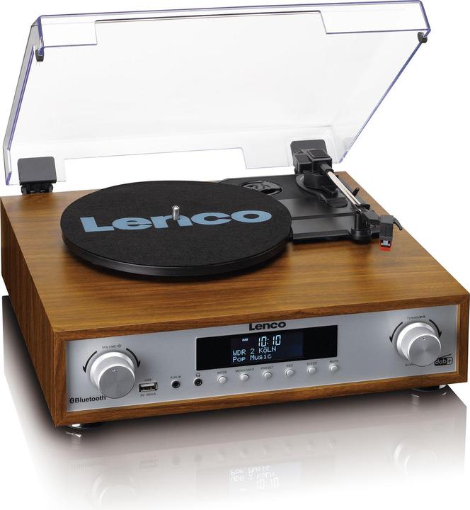 Actual product image Lenco MC-160WD (Bluetooth, Record player, 2x 10 W)