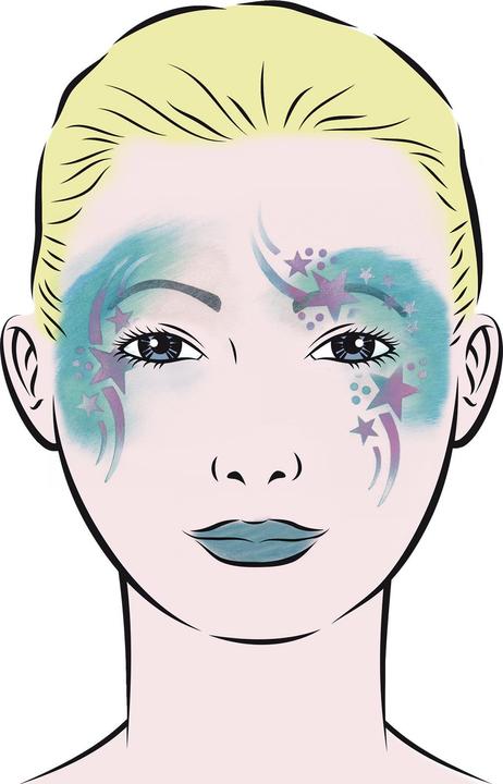Immagine prodotto Festartikel Müller Stelle stencil per tatuaggi