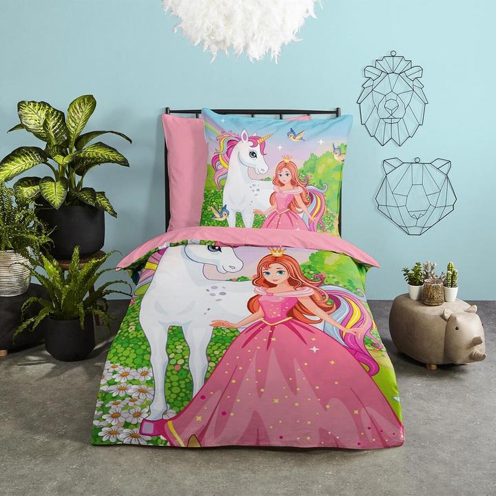 Produktbild Good Morning Bettwäsche Fairytale multi (Bettwäsche Set, 135x200 cm + 80x80 cm)