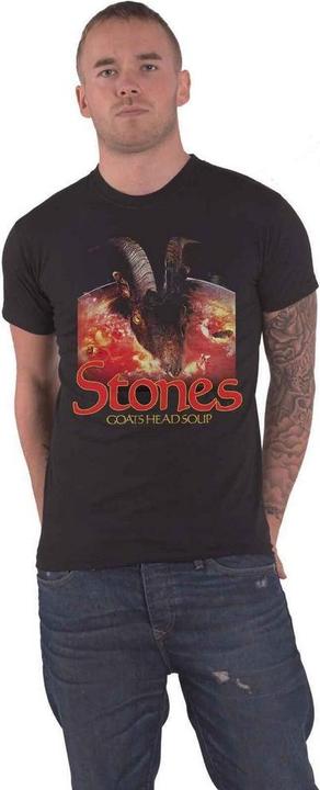 Immagine prodotto The Rolling Stones Maglietta in cotone Unisex Adulto Goats Head Soup Logo (XL)
