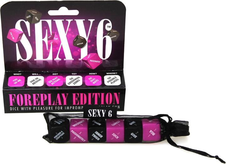 Produktbild Creative Conceptions Sexy 6 Dice - Foreplay Edition (Würfelspiel, Englisch)