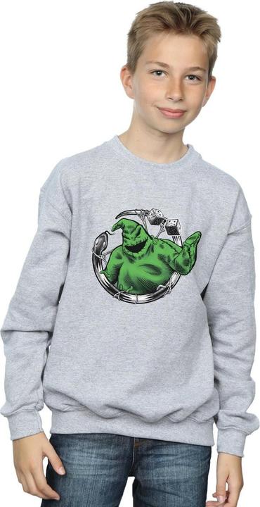 Actual product image Disney Boys Nightmare Before Christmas Roll The Dice Sweatshirt (140, 146)
