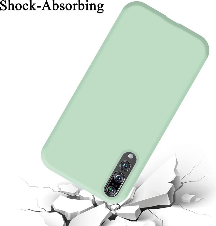 Actual product image Cadorabo TPU Liquid Silicone Case Cover (Huawei P20 Pro, Huawei P20 Plus)