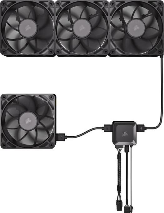 Produktbild Corsair RX MAX Series, iCUE LINK RX120 MAX, 120mm Fan, Triple Fan Kit (120 mm, 3 x)