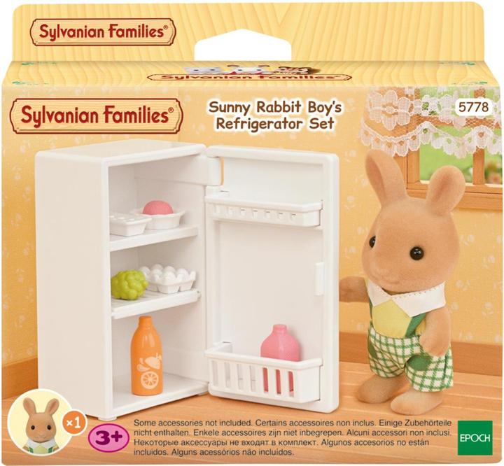 Actual product image Sylvanian Families Baby Rabbit Sunshine Fridge Set