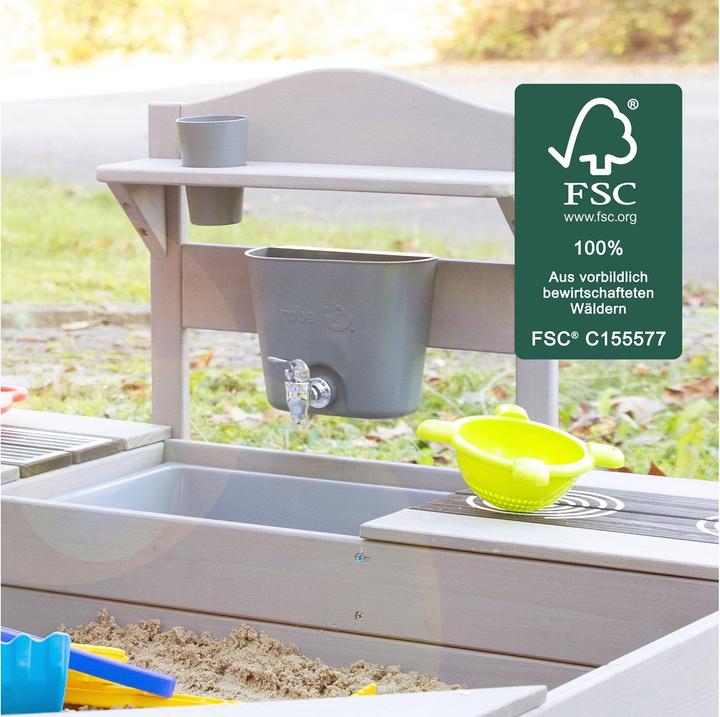 Actual product image Roba Sandkasten mit Matschküche 54x117x118 cm