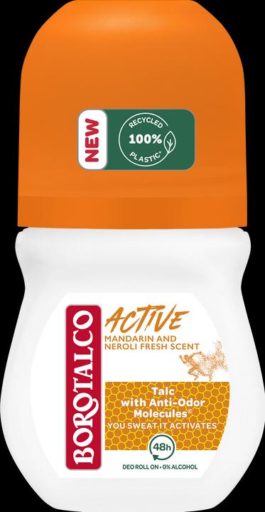 Produktbild Borotalco Active Mandarine & Neroli (Roll-on, 50 ml)