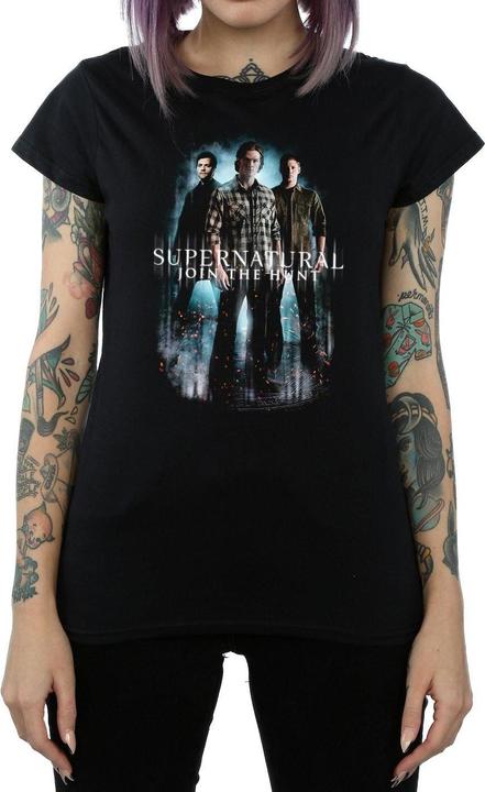 Supernatural Womens/Ladies Group Cotton T-Shirt